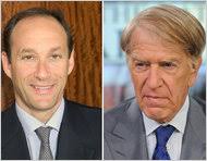 Kenneth M. Jacobs, left, Lazard&#39;s chief executive, and Roger C. Altman Lazard, via Associated Press and Jonathan Fickies/Bloomberg NewsKenneth M. Jacobs, ... - dbpix-lazard-evercore-articleInline