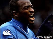 John Utaka. Nigerian striker Utaka joined Portsmouth in the summer of 2007 - _47171808_utaka226x170getty