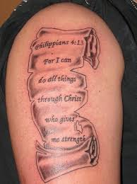 Bible Verse Tattoos Designs, Ideas and Meaning | Tattoos For You via Relatably.com