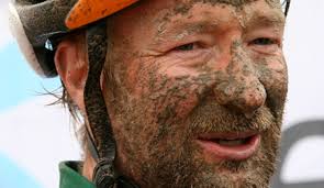 Former Olympic skiing star Kjetil Andre Aamodt was among the many who braved rain and mud in last year&#39;s Birkebeiner cycling race. - kjetil_andre_aamodt