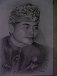 ART WORK:Shri Anak Agung Ngurah Arya Wedakarna Mahendradatta Wedasteraputra Suyasa (Rector Mahendradatta University). Material:Pencil on paper - IMG-20140108-00062