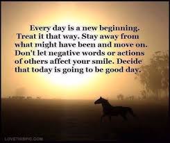every day is a new beginning quotes quote sky sun hearts life ... via Relatably.com