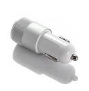 Esonstyle 2 Port 3.1A USB Car Charger Cell Phone Tablet USB Electronic Devices - White