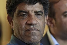 Head of Libyan intelligence, Abdullah Senussi (photo credit: AP/Dario Lopez-Mills) - Mideast-Mauritania-Li_Horo