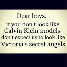 Calvin Klein * Victoria Secret - model quote | Quotes ... via Relatably.com
