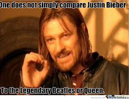 For Fags Comparing Jb To The Beatles Or Queen. by nightmare - Meme ... via Relatably.com