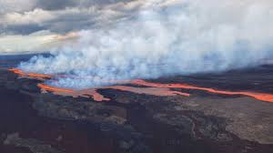 Hawaii's Mauna Loa, the world's largest active volcano, erupting for first 
time in almost 40 years
