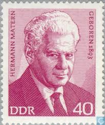Briefmarken - DDR - Hermann Matern Größeres Foto. Verkäufer