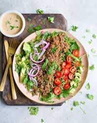 Taco Salad with Chipotle Ranch Dressing (Paleo + Whole30 ...