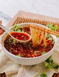 Suan La Fen (Chongqing Hot & Sour Noodle Soup) - The Woks of Life