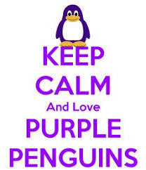 Image result for purple penguin