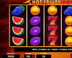 Игровой автомат Hot Fruits от Endorphina