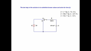 Using the Natural Log or “ln” Function in Circuit Analysis | ET Course