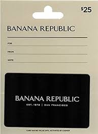 Banana Republic $25 Gift Card : Gift Cards - Amazon.com