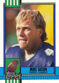 1990 Topps #494 Mike Saxon Front - 3256-494Fr