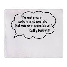 Cathy Guisewite Quote Throw Blanket by thecartoonistsaid via Relatably.com