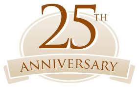 Image result for 25th anniversary clip art